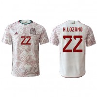 Camisa de time de futebol México Hirving Lozano #22 Replicas 2º Equipamento Mundo 2022 Manga Curta